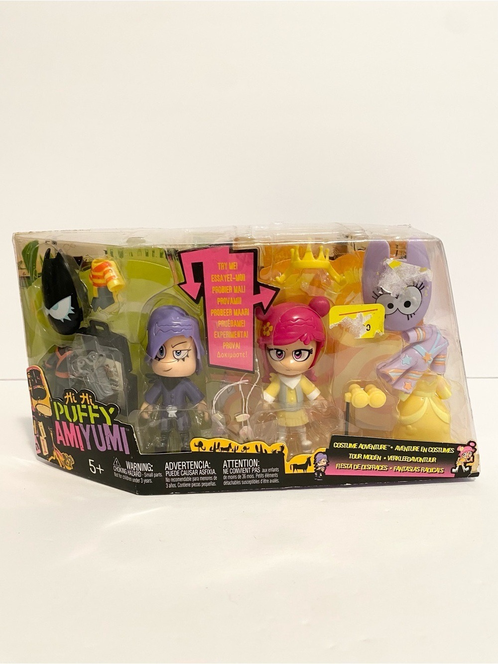 2005 Mattel Puffy Amiyumi Our Heads Spin Rock On 2 Figure Pack NEW Old Stock Toy